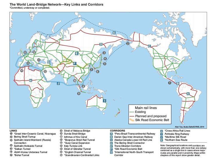 Eurasian Land Bridge The New Silk Road Becomes the World LandBridge EIR Special Report