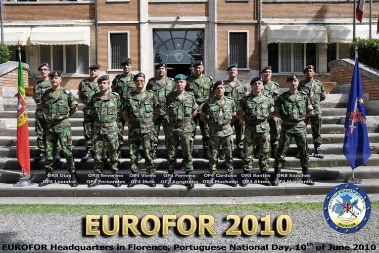 Eurofor PORTUGAL COMANDA FORAS EUROPEIAS Operacional