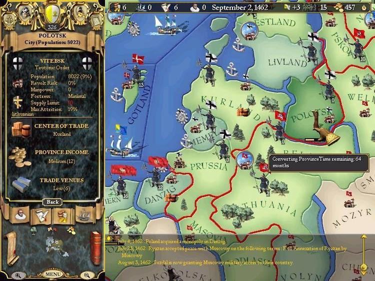 Europa Universalis: Crown of the North Strategy 6Pack PC Review wwwimpulsegamercom