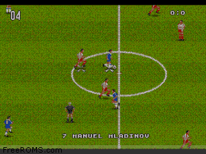 European Club Soccer Genesis for European Club Soccer ROM