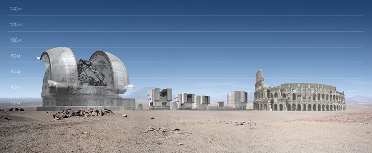 European Extremely Large Telescope Size of the European Extremely Large Telescope first light planned