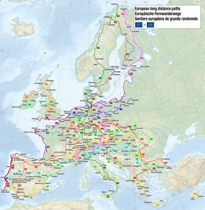 European long-distance paths European longdistance paths Wikipedia