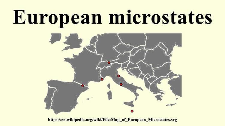 European ministates European microstates YouTube