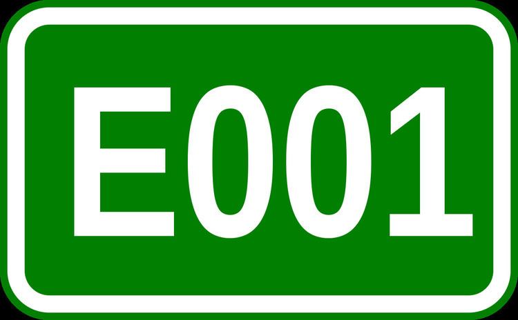 European route E001