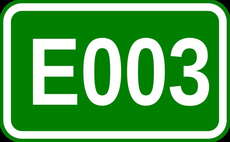 European route E003