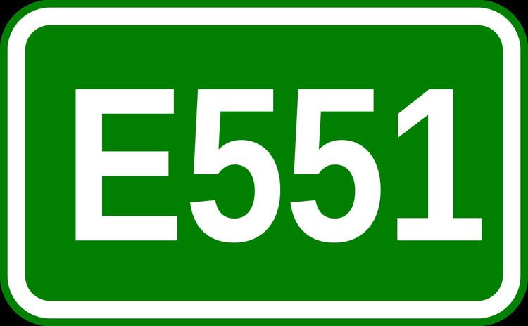 European route E551