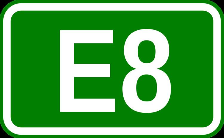 European route E8