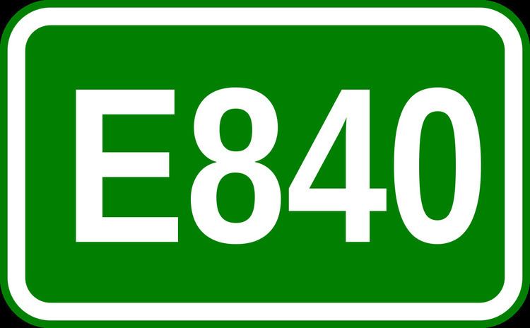 European route E840