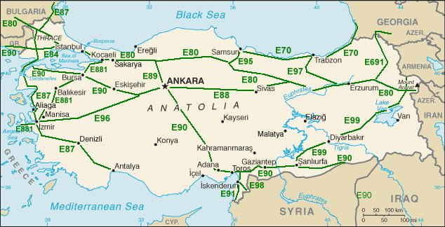 European route E98