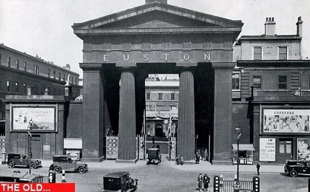 Euston Arch Historic arch destroyed by 60s planners is to be rebuilt at station