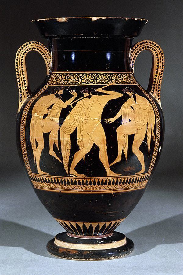 Euthymides Three Revelers EUTHYMIDES Redfigure Amphora Vulci