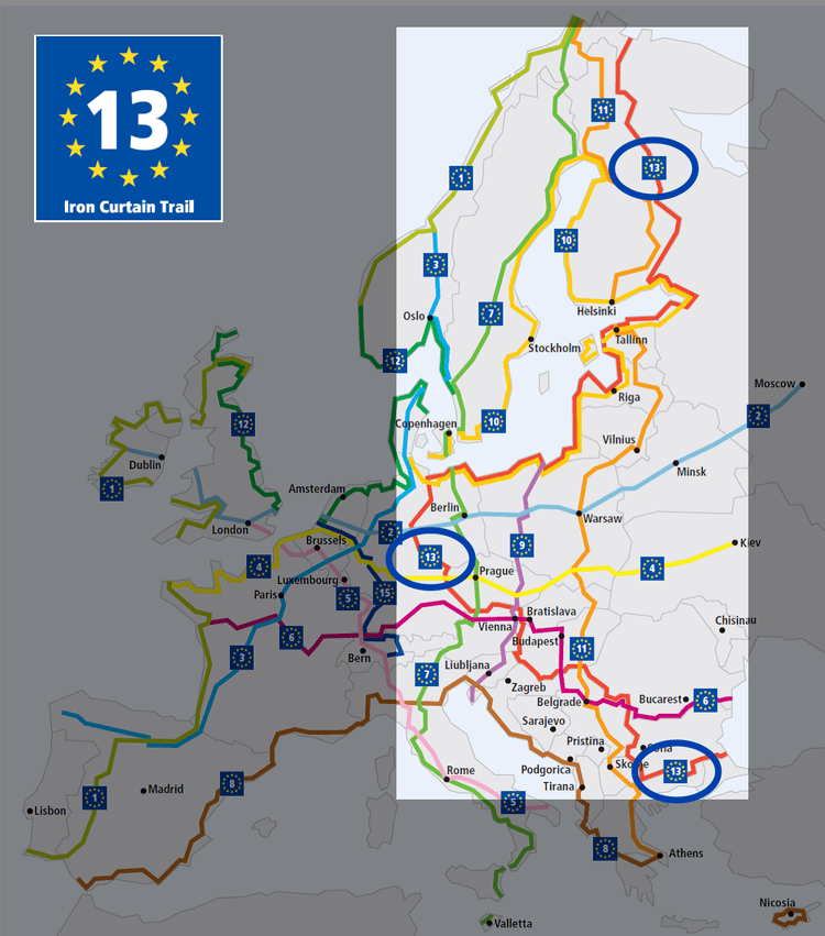 EV13 The Iron Curtain Trail Eurovelo 13 CyclingEuropeorg