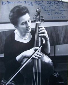 Â© Eva Heinitz- cellist, gambist and musician extraordinaire by Pamela Roberts