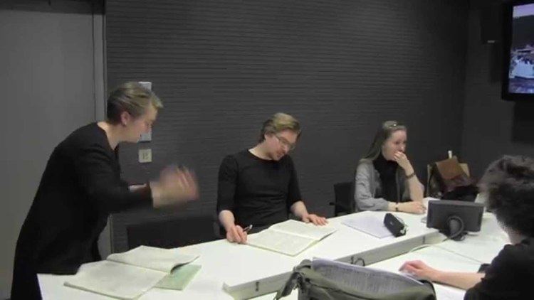 Eva Ollikainen Conductor Eva Ollikainen teaching Sibelius Academy conducting