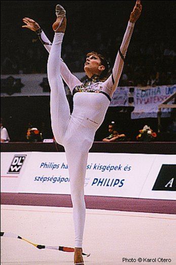 Eva Serrano European Championships of Rhythmic Gymnastics in Budapest