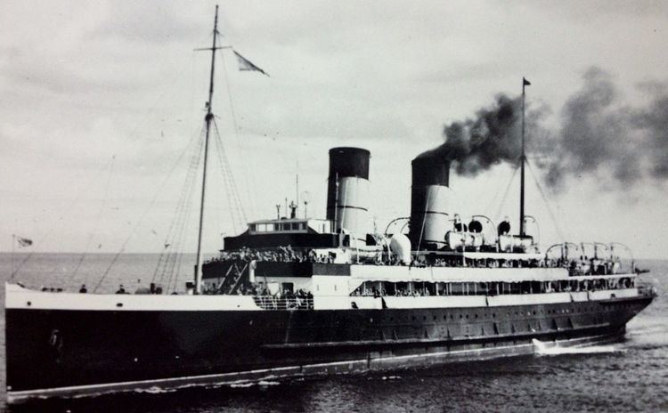 SS (RMS) Viking was a steel, triple-screw turbine-driven passenger steamer operated by the Isle of Man Steam Packet Company that has a length of 350 feet; a beam of 42 feet, and; depth 17 feet 3 inches between 1905 and 1954.