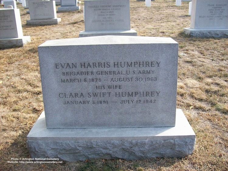 Evan Harris Humphrey Evan Harris Humphrey Brigadier General United States Army