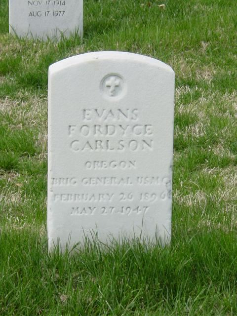 Evans Carlson Evans F Carlson Brigadier General United States Marine Corps