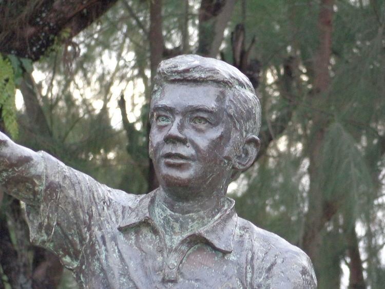 Statue of Evelio B. Javier located at EBJ Freedom Park, San Jose de Buenavista, Antique, Philippines.