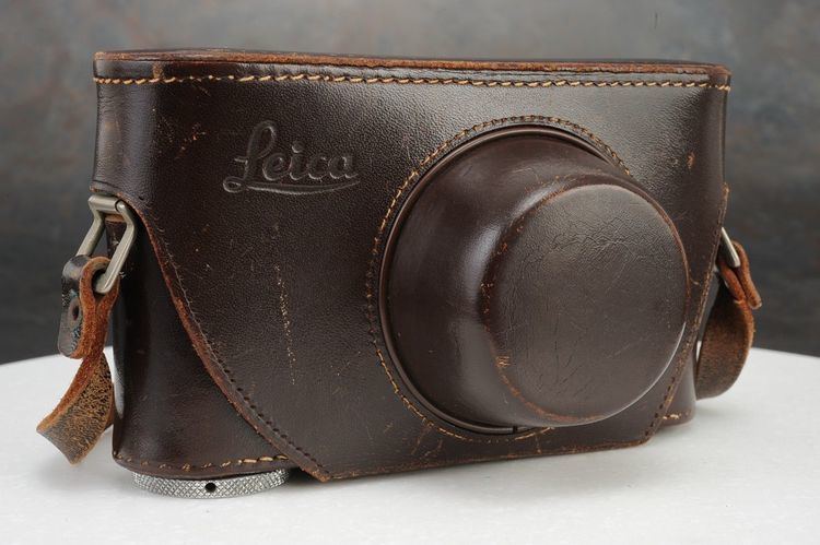 genuine Leica Iiig Leather Ever Ready Eveready Case W Film Id Window