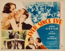 Ever Since Eve (1934 film) httpsuploadwikimediaorgwikipediaenthumbb
