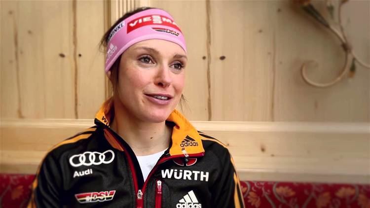 Evi Sachenbacher-Stehle Biathlon OlympiaInterview mit Evi SachenbacherStehle