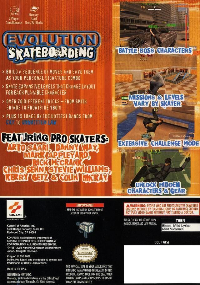 Evolution Skateboarding httpsgamefaqsakamaizednetbox37518375bac