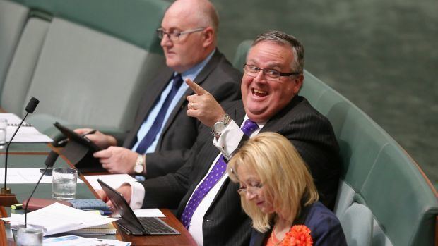 Ewen Jones Turnbull government MP Ewen Jones bursts into tears during