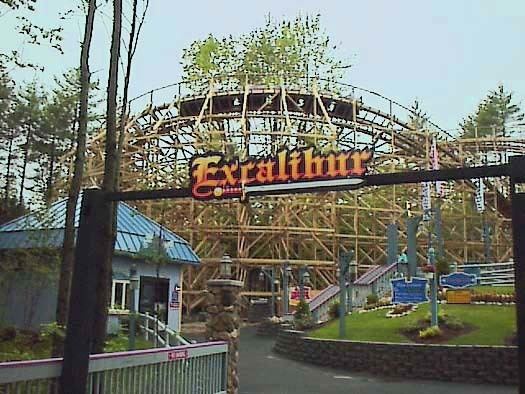 Excalibur (Funtown Splashtown USA) Excalibur Roller Coaster Photos Funtown Splashtown USA