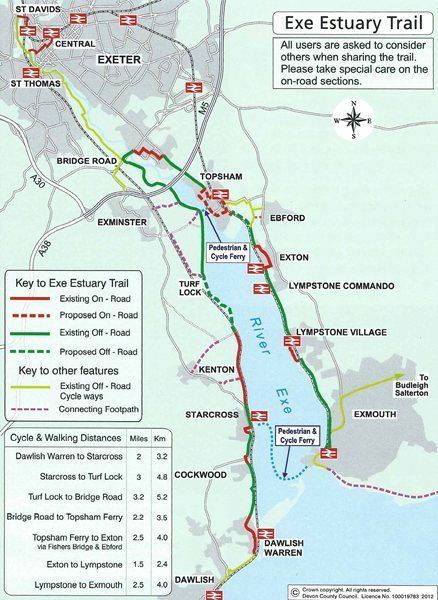 Exe Estuary Exe Estuary Cycle Trail NCN2 Dawlish Warren
