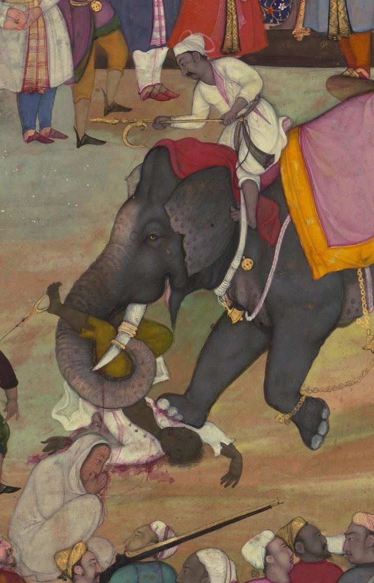Execution by elephant