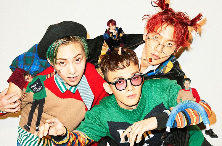 EXO-CBX EXO SubUnit EXOCBX Hits No 1 on World Albums With 39Hey Mama39 EP