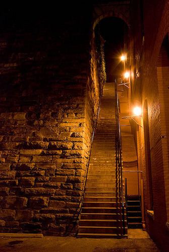 Exorcist steps The Exorcist Stairs Washington DC Atlas Obscura