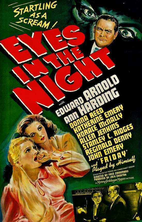 Eyes in the Night Film Noir Friday Eyes in the Night 1942 Deranged LA Crimes