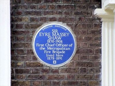 Eyre Massey Shaw Sir Eyre Massey Shaw Southwark Bridge Road London UK Blue