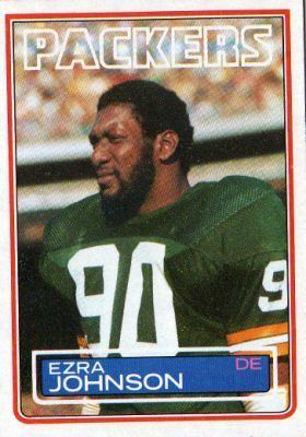 Ezra Johnson GREEN BAY PACKERS Ezra Johnson 81 TOPPS NFL 1983 American Football
