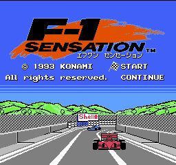 F-1 Sensation F1 Sensation Japan ROM lt NES ROMs Emuparadise