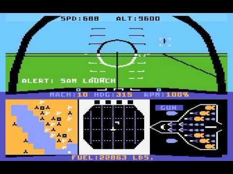 F-15 Strike Eagle (video game) Atari 800 Game F15 Strike Eagle 1984 Microprose YouTube