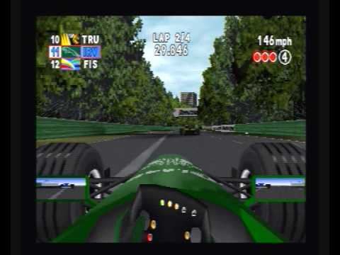 F1 2000 (video game) F1 2000 Melbourne Sony Playstation YouTube