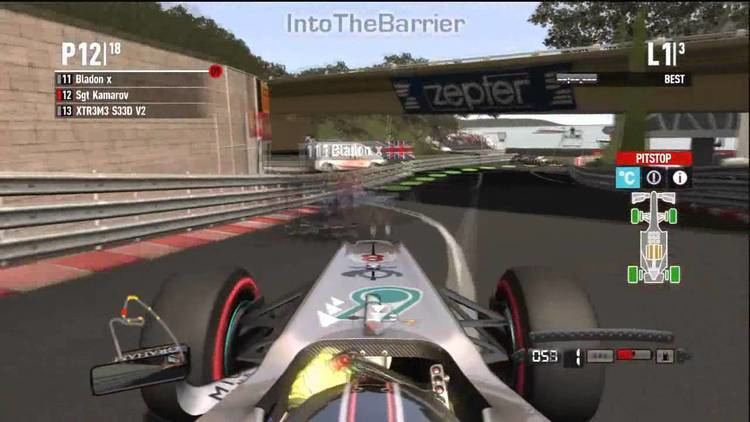 F1 2011 (video game) Massive F1 2011 Game Crash YouTube