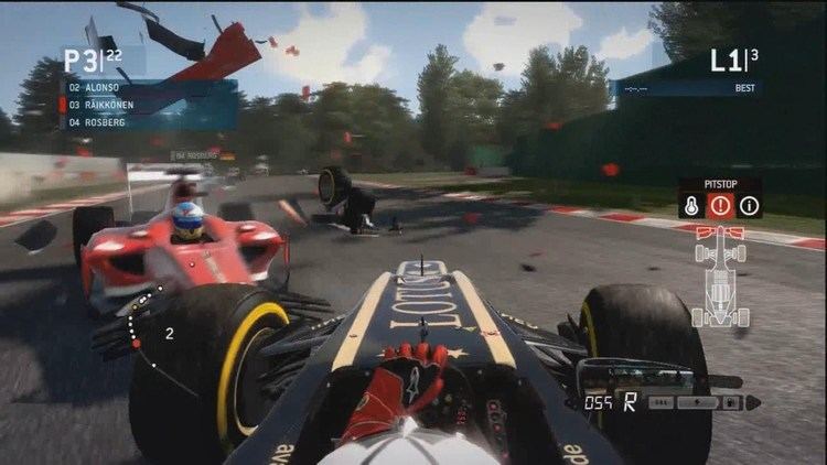 F1 2013 (video game) F1 2013 Game MASSIVE CRASH YouTube