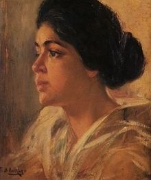 Young Filipina, Oil on canvas, 1928, from the Paulino Que Collection, by Fabián de la Rosa