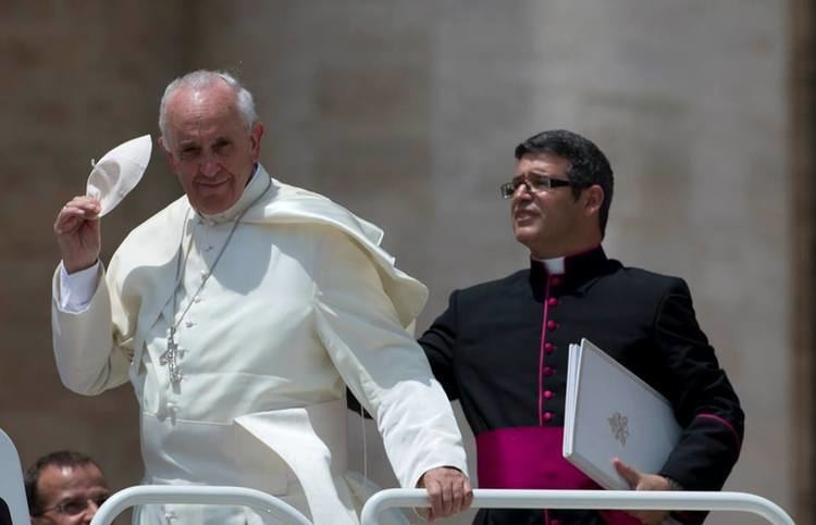 Fabián Pedacchio Wed Jun 26 2013Audience Pope Francis and Msgr Fabian Pedacchio