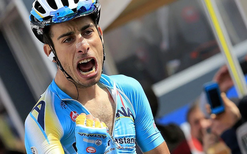 Fabio Aru Giro d39Italia 2014 stage 15 Fabio Aru claims biggest win