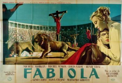 Fabiola (1949 film) poster FABIOLA Alessandro Blasetti Michele Morgan movie posters