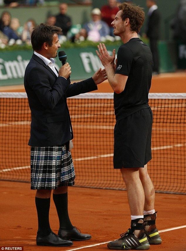 Fabrice Santoro Andy Murray left puzzled as Fabrice Santoro interviews him while