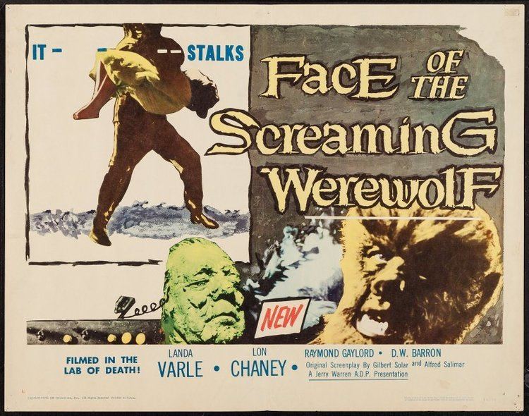 Face of the Screaming Werewolf Look Upon the Face of the Screaming Werewolf 1964 The