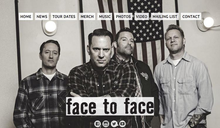 Face to Face (punk band) Band Website Inspiration Face to Face