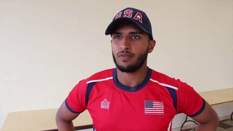 Fahad Babar Fahad Babar 1st USA 50 over trial August 1 2016 post match