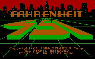Fahrenheit 451 (video game) Download Fahrenheit 451 My Abandonware